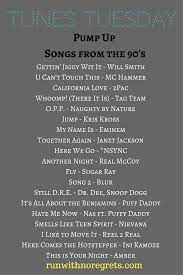 It takes quite a bit of effort to get psyched up for any game, more so for basketball. Tunes Tuesday Pump Up Songs Of The 90s Run With No Regrets