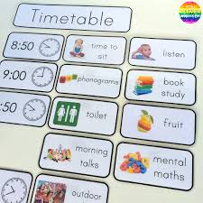 Printable (and editable) daily routines for kids. Why And How To Use A Visual Timetable Effectively You Clever Monkey