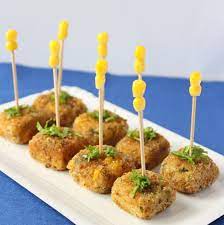 Rice Sweet Corn Bites Rice Sweet Corn Snack Recipe Recipe Vegetarian Snacks Veg Snacks Starters Recipes