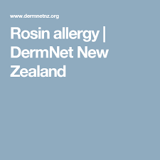 Rosin Allergy Dermnet New Zealand Allergies Pitted Keratolysis Ulcers