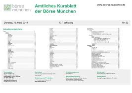 Kemudian pada 8 maret 1995 dengan akta nomor 11 berdirilah pt nippon indosari corporation tbk. Amtliches Kursblatt Der Ba Rse Ma Nchen Bayerische Ba Rse