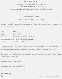 Biasanya dalam surat tersebut akan ada beberapa data diri anda seperti nama, jurusan, nomor induk mahasiswa, nama orangtua hingga keperluan surat itu dibuat. Contoh Surat Keterangan Aktif Kuliah Unsrat Contoh Surat