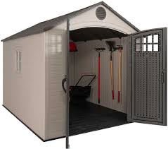 Lifetime 8x10 Storage Shed Kit W Horizontal Siding 60238 Outdoor Storage Sheds Shed Storage Shed
