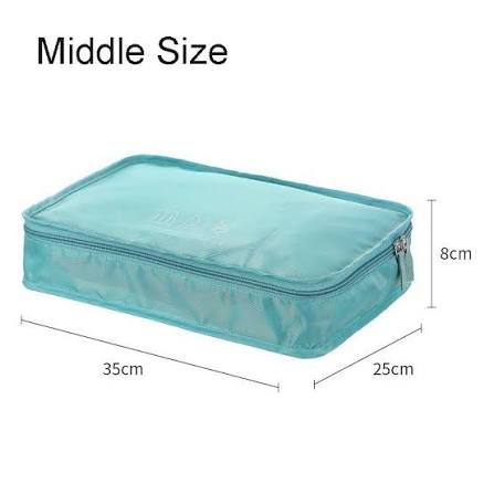 MINISO Tas Penyimpanan Besar Large Travel Bag Multifungsi Baju Praktis Organizer  Pouch Makeup Organizer penyimpanan koper IDR 49.900 📍Jl Dr Soetomo No 14  Lt 2 Mutiara Beauty Store WA : 0822-2599-9136 FB : Miniso Palu