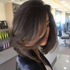 Dark Brown Bob With Subtle Face Framing Highlights Brown Hair Colors Chocolate Brown Hair Color Chocolate Brown Hair