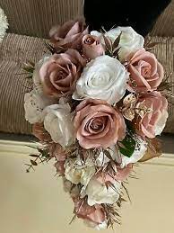 We did not find results for: Wedding Flowers Brides Shower Bouquet Rose Gold Pink White Rose Gold Pearls Ebay