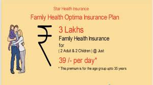 family health optima at just rs 39 per day star health insurance plan in hindi premium chart