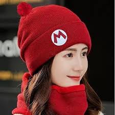 TISOSO Super Mario Bros Luigi Cap Winter Knitted Beanie Hat Skull Cap  Beanie Holiday Christmas Hat for Women Men (Red,Green) : Amazon.in:  Clothing & Accessories