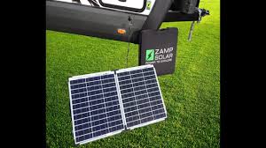 Renogy 100 watt foldable rv solar panels. Orv Video Zamp Solar Ready