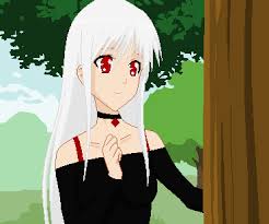 If on an animal that normally has red eyes, like a loon, that doesn't play red eyes, take warning , elemental eye colors , or other color symbolism tropes, then it is not tropeworthy. Anime Girl With Silver Hair And Red Eyes Request By What Is Left On Deviantart