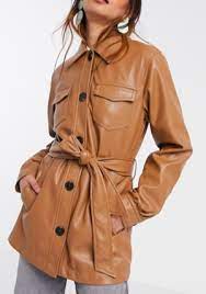 Denim And Faux Leather Jacket Edition Truffles And Trends Purple Faux Leather Jacket Jackets Vegan Leather Jacket