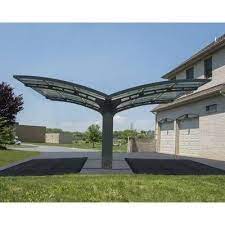 19 5 Ft X 19 5 Ft Canopy Double Carport Carport Designs Pergola