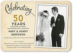 50th birthday invitation wording sample #5. Wedding Anniversary Invitations Shutterfly Page 1