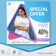 Special Offer Fashion Discount Offer Social Media Banner Template Social Media Design Graphics Social Media Poster Social Media Banner