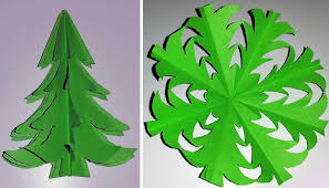 Ein hochgewachsenes exemplar bildet die mitte. 3d Tannenbaum Aus Papier Selber Basteln