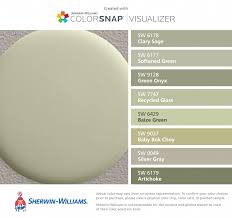 I Found These Colors With Colorsnap Visualizer For Iphone By Sherwin Williams Clary Sage Sw 6178 Softened Green Sw 6177