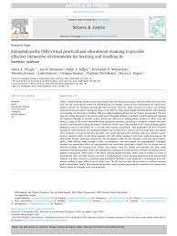 PDF) Extended Reality (XR) virtual practical and educational eGaming to  provide effective immersive environments for learning and teaching in  forensic science