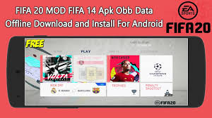 This is because the obb file has been compressed to make it easier when downloading. Download And Install Fifa 20 Mod Fifa 14 Apk Obb Data Offline For Android Youtube