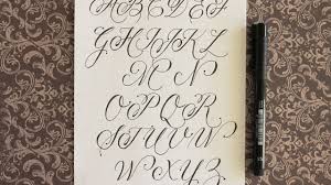You can use your finger to copy the motions you see in the video or take out a pen and follow along with the video as all the cursive letters are written. How To Write Cursive Fancy Letters Calligraphy For Beginners Youtube