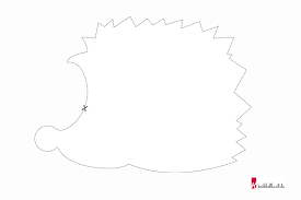 Igel basteln vorlage zum ausdrucken kostenlos diagramm. Igel Vorlage Igel Schablone Kribbelbunt
