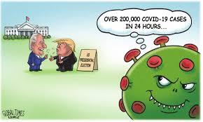 Republicans set to pounce on biden over executive order spree. Cartoon