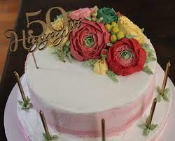 Ranunculus Buttercream Flowers Cake Cake Buttercream Flower Cake Flower Cake