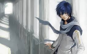 The anime haircut for the male has growing followership amongst. Vocaloid Blue Eyes Kaito Vocaloid Blue Hair Short Hair Anime Boys Wallpapers Hd Desktop And Mobile Backgrounds