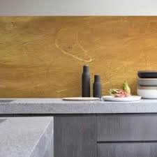 funky wanddecoratie keuken behang goud behang gouden keuken
