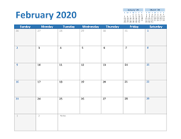 So, look at the malaysia 2020 calendar printable templates which are exceptionally intended for this. February Excel Printable Template Calendar