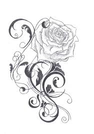 Black And White Heart And Rose Tattoo Designs Gudu Ngiseng Blog Tattoo Sketch Rose Black Rose Tattoos Rose Tattoo Design White Rose Tattoos