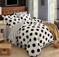 Black And White Pattern Bed Sheets Black And White Polka Dot Bedding Polka Dot Bedding White Bed Set Black White Bedding Bedding Sets