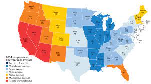 The Continental Divide Of 2014 Temperature Continental Divide Weather And Climate Cartography