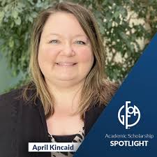 Congratulations April Kincaid, one of this year's academic scholarship  recipients. April currently serves as a budget analyst for the City of  Gahanna, Ohio. She is pursuing a Master of Business Administration degree