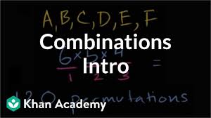 Here is one way to arrive at that total. Intro To Combinations Video Combinations Khan Academy
