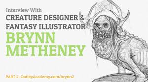 Interview With Creature Designer Fantasy Illustrator Brynn Metheney Part 2 Artcast 97 Youtube