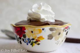 No one will believe that this amazing dessert has so few. Chocolate Pudding Recipe Dairy Free Thm S Joy Filled Eats