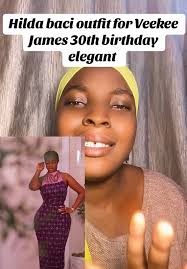 Hilda Bassey Birthday Party Outfit