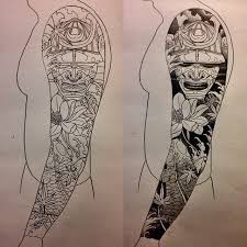Japanese Style Sleeve Tattoo Flowers Koi Samurai Tattoo Japanese Style Tattoo Sleeve Designs Tattoos