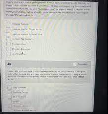 Review The Data Shown In The Post Performance Area Chegg Com