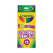 While they don't give the most professional look they are the variety i will be talking about is the simple 12 pack of crayola colored pencils. Crayola Colored Pencil Set Assorted Colors 12 Count School Supplies Beginner Child Walmart Com Walmart Com