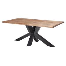 Umbuzö reclaimed wood dining table. Riga Ash Grey 180cm Reclaimed Wood Dining Table