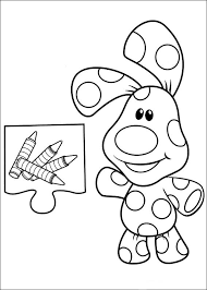 To make acquaintance with the world around it easy and interesting for children, it should be carried out in the company of funny characters from the animated series blues clues. Printable Coloring Pages Blue S Clues 5