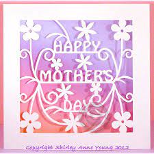 Download Here 39 S A New Design For Mother 39 S Day A Very Quick Card To Make But I Think It Looks Pretty With The Mothers Day Card Template Cricut Card Card Cricut