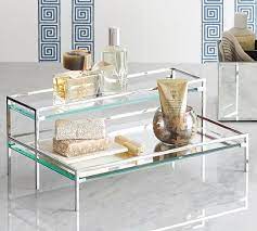 Chelsea small space desk $ 449. Mirrored Glass Tiered Makeup Tray Pottery Barn