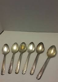Oneida Ltd Margate Silverplate Soup Spoons Large 6 Pcs Wm A Rogers A1 Plus Oneida Wmarogers Vintage Flatware Vintage Silver Silver Plate