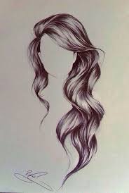 30 Amazing Hair Drawing Ideas Inspiration Girl Hair Drawing Long Hair Drawing How To Draw Hair