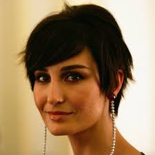 Model Erin O'Connor's Short Hairstyle