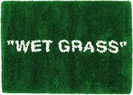 Virgil Abloh X Ikea Markerad Wet Grass Rug 195x132 Cm Green Google Shopping Modern Rug Design Ikea Rug Rug Runner Kitchen