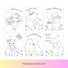 Free Printable Mother's Day Coloring Pages for Kids - The Benson Street