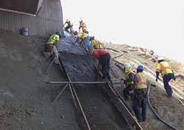 Laying a flat walkway straight down a steep slope is not advisable. How To Pour Concrete On A Sloped Surface Pdf The Constructor